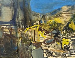 Peinture, Rhodope Landscape 9, Todor Rabadzhiyski