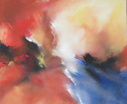 Painting, De feu et de glace, Sandrine Hirson
