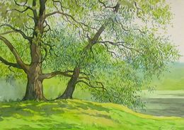 Painting, In the Summer Forest, Valery Savenets
