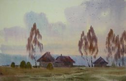 Painting, Village Outskirts, Valery Savenets