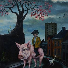 Painting, Coco Bel-Oeil, Mr, et Mme. Gorgô