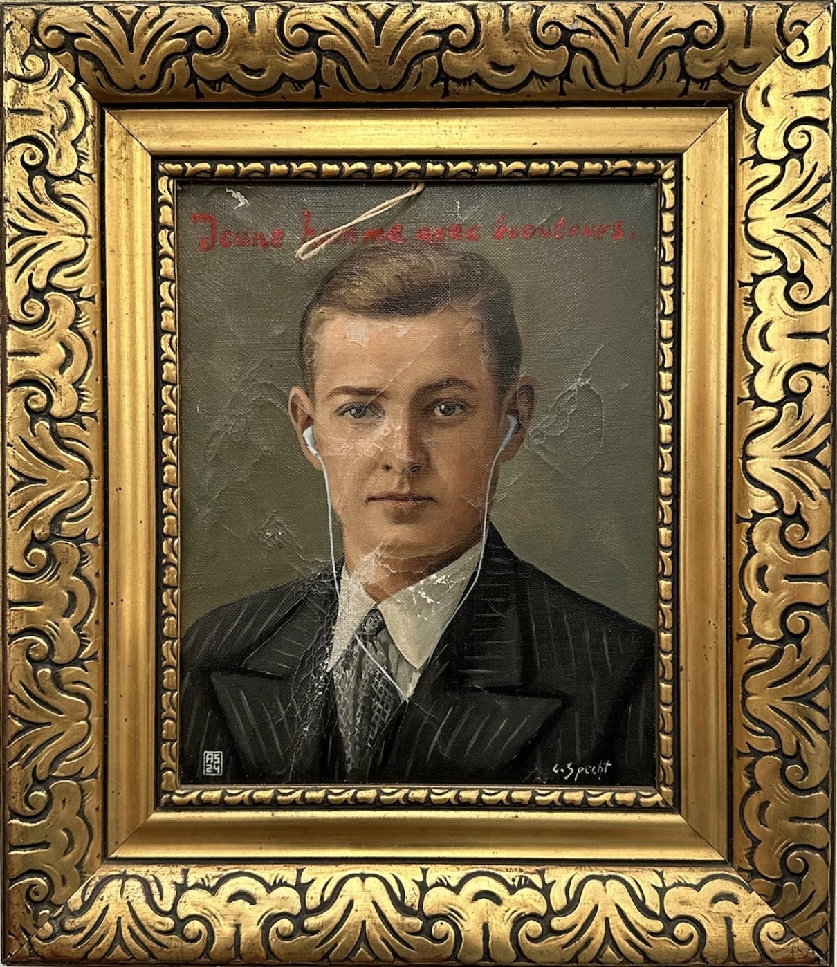 André Schulze, Jeune homme aux écouteurs André Schulze, Jeune homme aux écouteurs