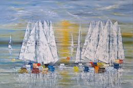 Peinture, L'Odyssée Fugitive 2, Michel Saint-Luc