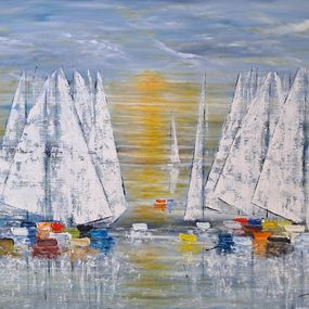 Peinture, L'Odyssée Fugitive 2, Michel Saint-Luc