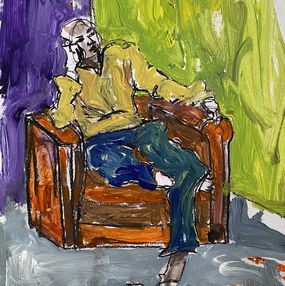 Gemälde, I Am Becoming - 21st Century, Contemporary, Expressionist, Modern, Mental Health, Oshorenoya David Francis