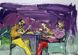 Pintura, Tequila Gist 2 - 21st Century, Contemporary, Expressionist, Modern, Mental Health, Oshorenoya David Francis