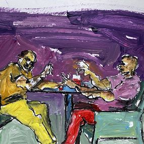 Gemälde, Tequila Gist 2 - 21st Century, Contemporary, Expressionist, Modern, Mental Health, Oshorenoya David Francis