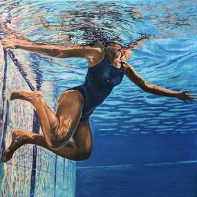 Peinture, Swimmer, Daria Dudochnykova