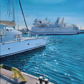 Peinture, Port. Yachts No4, Elena Petrova