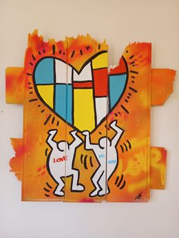 Pittura, Haring vs Mondrian, Sophie So Moon