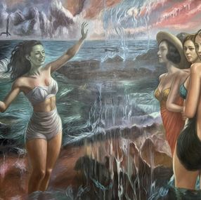 Painting, Tide of Memory, Reanna Emanouel