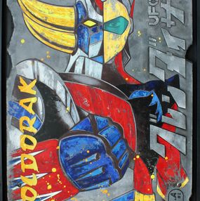 Painting, Goldorak fragment, Maxime Andriot