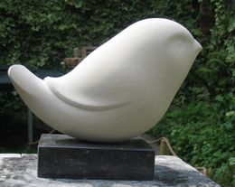 Sculpture, White Bird 1, David Natidze