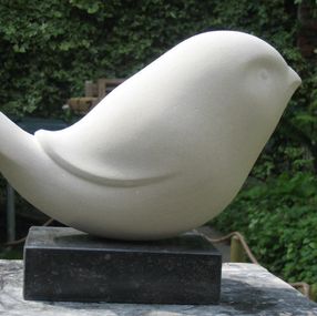 Sculpture, White Bird 1, David Natidze