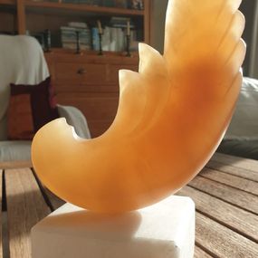 Sculpture, Wounded little Bird 1, David Natidze