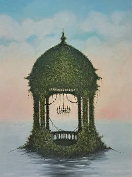 Gemälde, Green Cathedral, Mary Noga