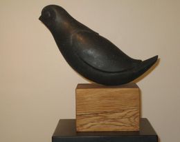 Sculpture, Black old Bird, David Natidze
