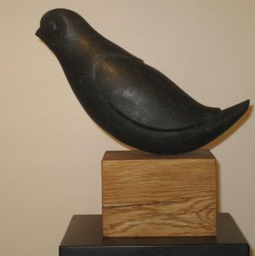 Sculpture, Black old Bird, David Natidze