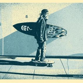 Stampe, Jeff Ho Zephyr - Edition Blue, Shepard Fairey (Obey)