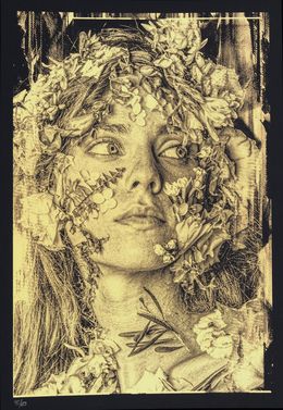 Stampe, Overcome (Gold) mini print, Snik