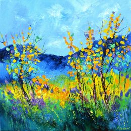 Painting, Summer feast, Pol Ledent