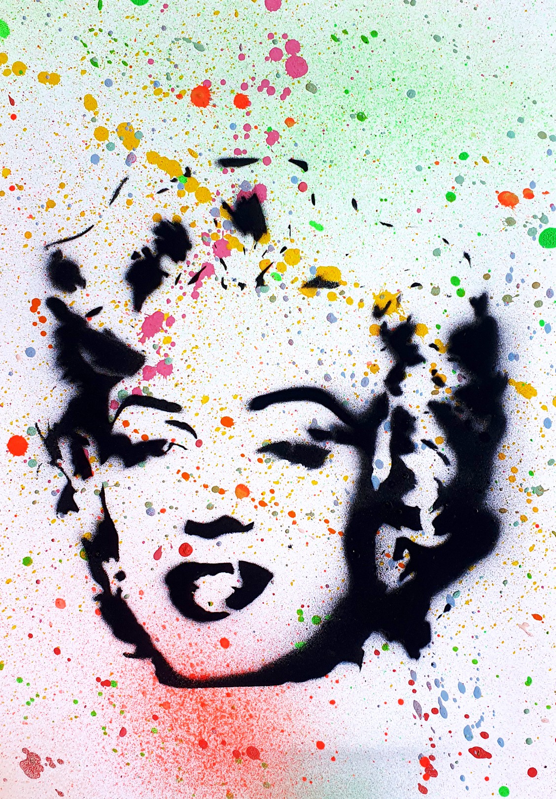 Spaco, Marilyn Warhol Pochoir Spaco, Marilyn Warhol Pochoir