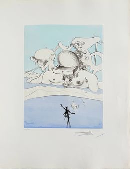 Print, Flung Out Like a Fag-end by the Big-Wigs, Salvador Dali