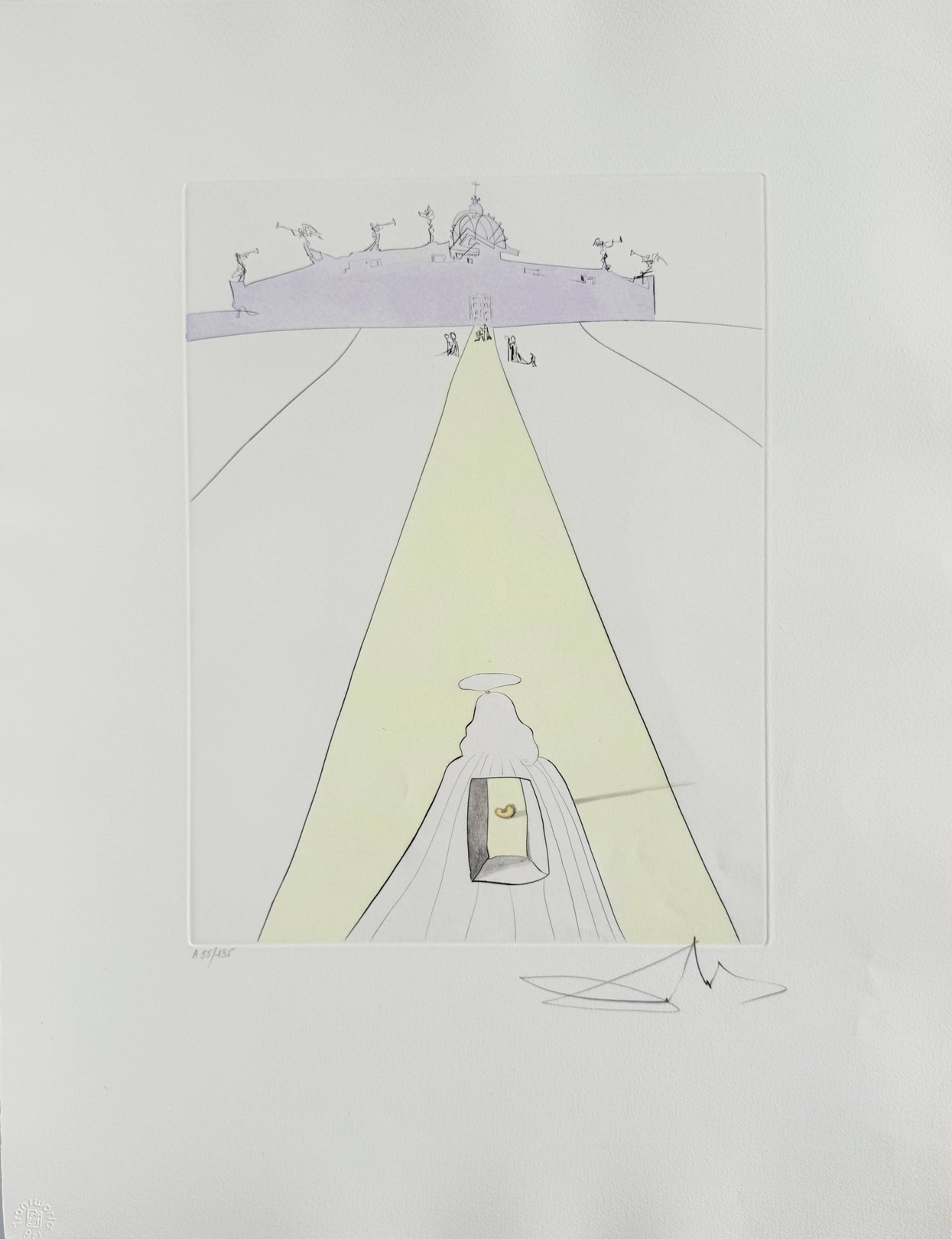 Salvador Dali, God, Time, Space, and the Pope Salvador Dali, God, Time, Space, and the Pope