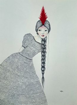 Gemälde, New dress, Mary Noga
