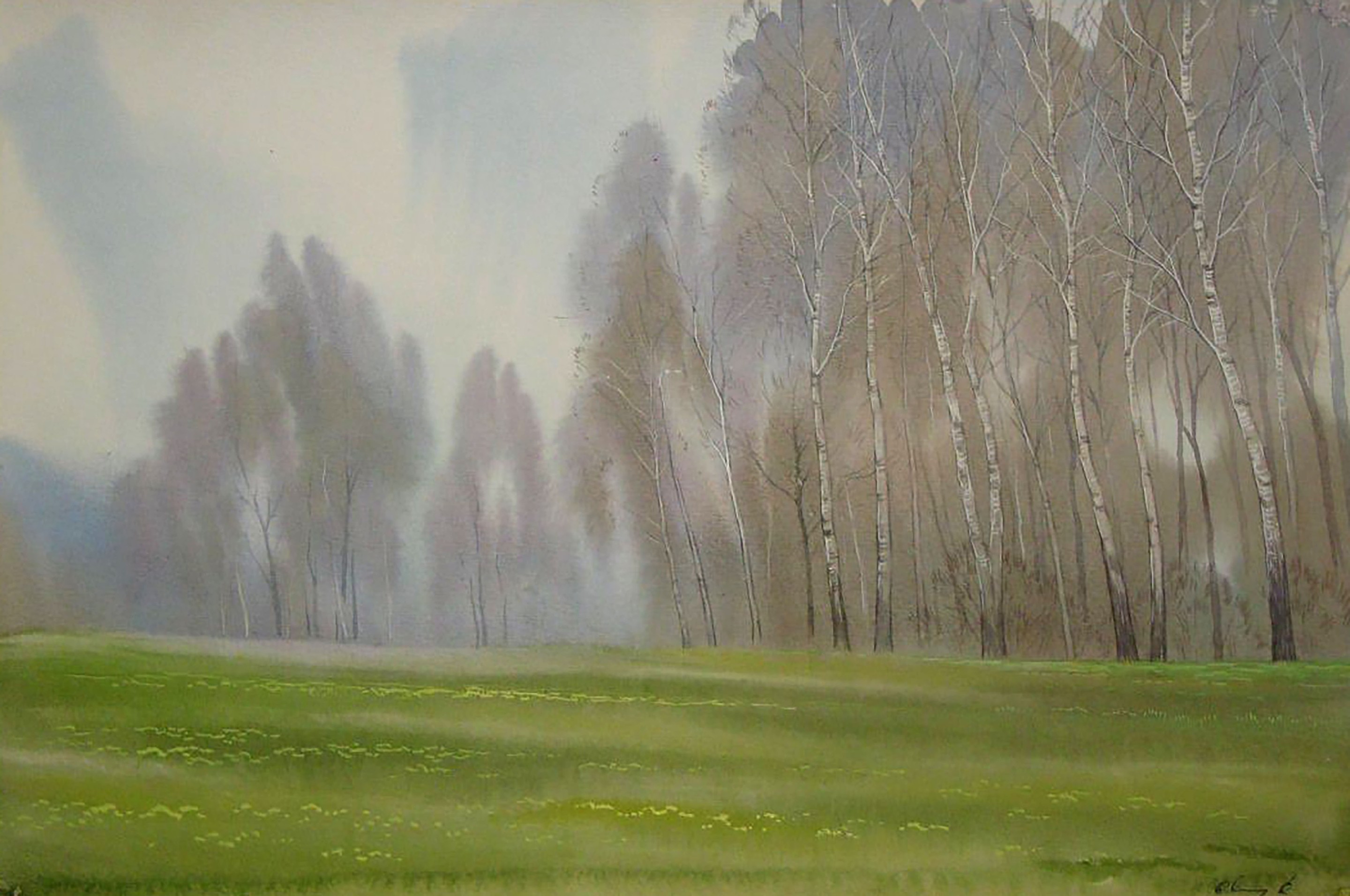 Valery Savenets, April Birch Thicket Valery Savenets, April Birch Thicket
