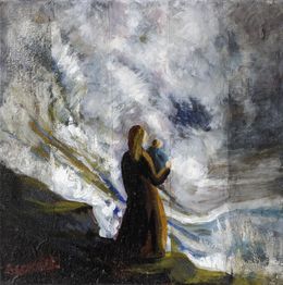 Pittura, Rêves devant les flots 44, Josette Georgel