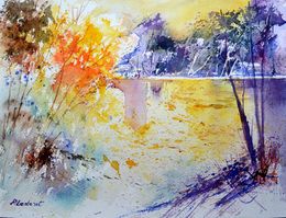 Painting, The Echoes of Fading Leaves, Pol Ledent