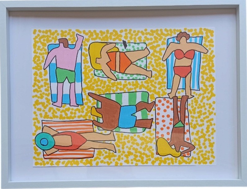 Azziel, A la plage Azziel, A la plage