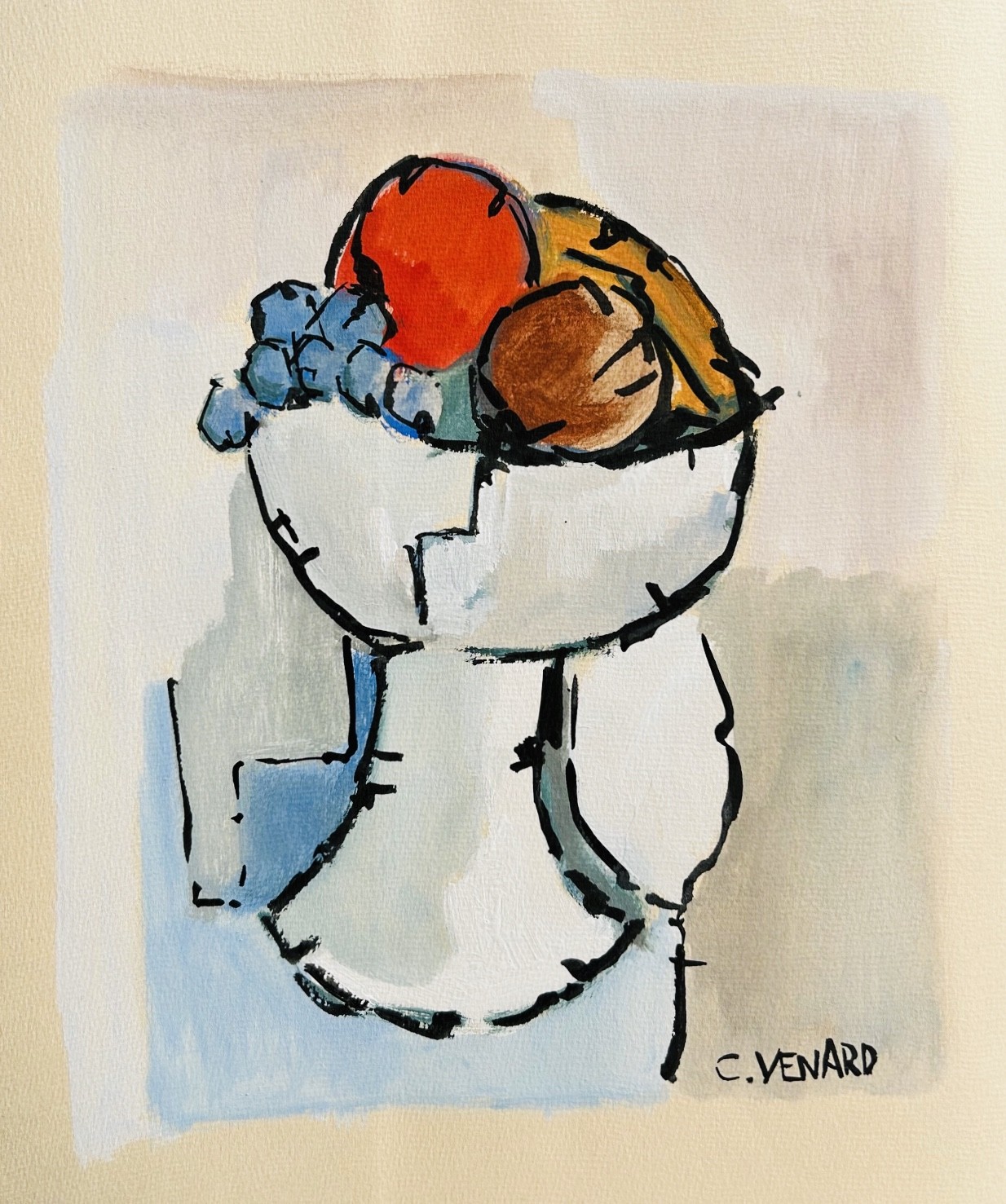 Claude Vénard, Le compotier Claude Vénard, Le compotier