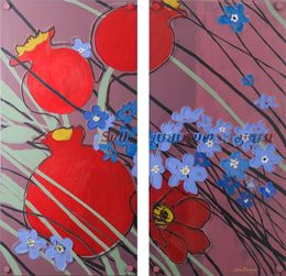 Pittura, Myosotis and pomegranate, John Black