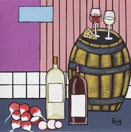 Pittura, Un Moment de Détente - série Nature morte graphique, Marie Fang
