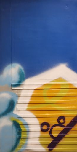 Painting, Colllection les bleus de St Laz, Reno MCS