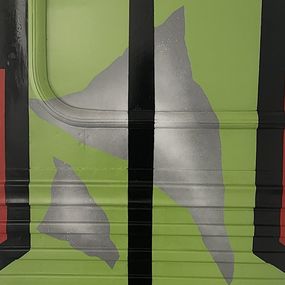 Peinture, Collection les bleus de St Laz vert, Sing
