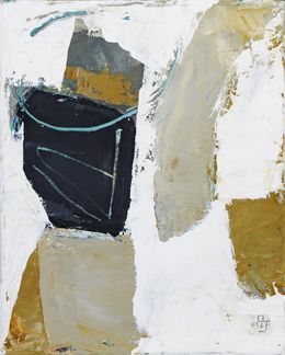 Pittura, Silence intérieur, série Poétikart - Abstraction géométrique, Aurélie Jeannin