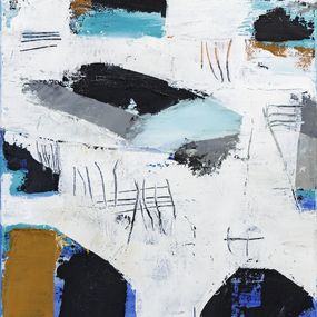 Pittura, Quand la couleur hésite, série Poétikart - Abstraction géométrique, Aurélie Jeannin