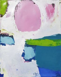 Pittura, Forme douce, série Poétikart - Abstraction géométrique, Aurélie Jeannin