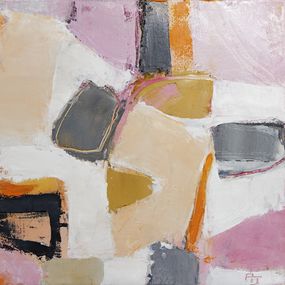 Pittura, Poésie en douceur, série Poétikart - Abstraction géométrique, Aurélie Jeannin