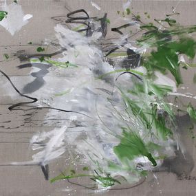 Painting, Green Lightness, Daniela Schweinsberg