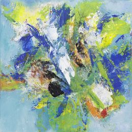 Pittura, Zone Floue, série Libre Abstract - Abstraction expressionniste, Aurélie Jeannin