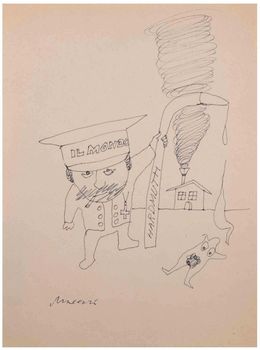 Dessin, The World, Mino Maccari