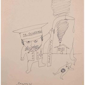 Fine Art Drawings, The World, Mino Maccari