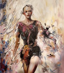 Gemälde, Blush and Bloom, Reanna Emanouel