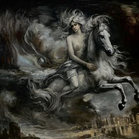 Gemälde, The Pale Horse, Reanna Emanouel