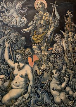 Peinture, Destruction - Right part, Oleg Litvinov