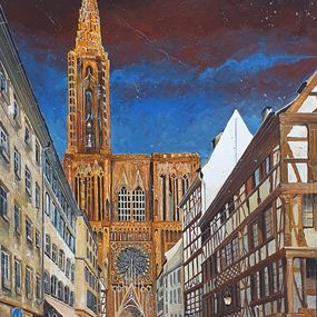 Pittura, Strasbourg - la cathédrale, Jacques Guillet